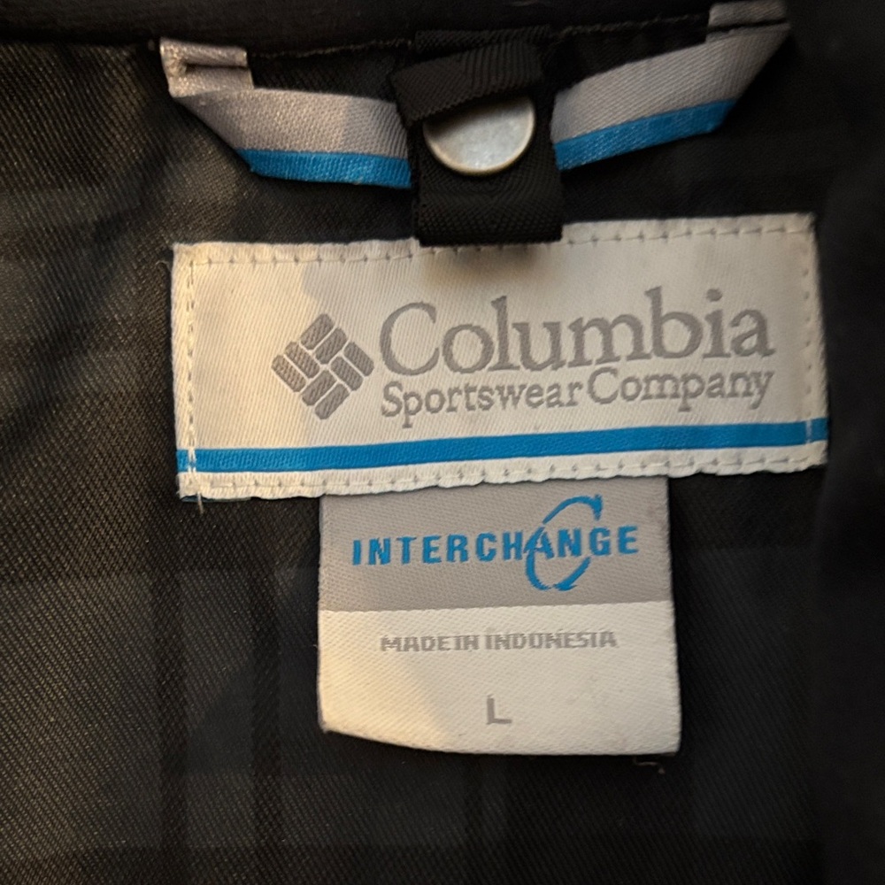 Columbia Men's Plaid Black Raincoat - Picture 2 of 7